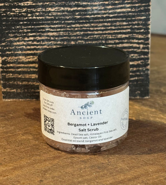 Mini Facial Salt Scrub - 2oz - Lavender