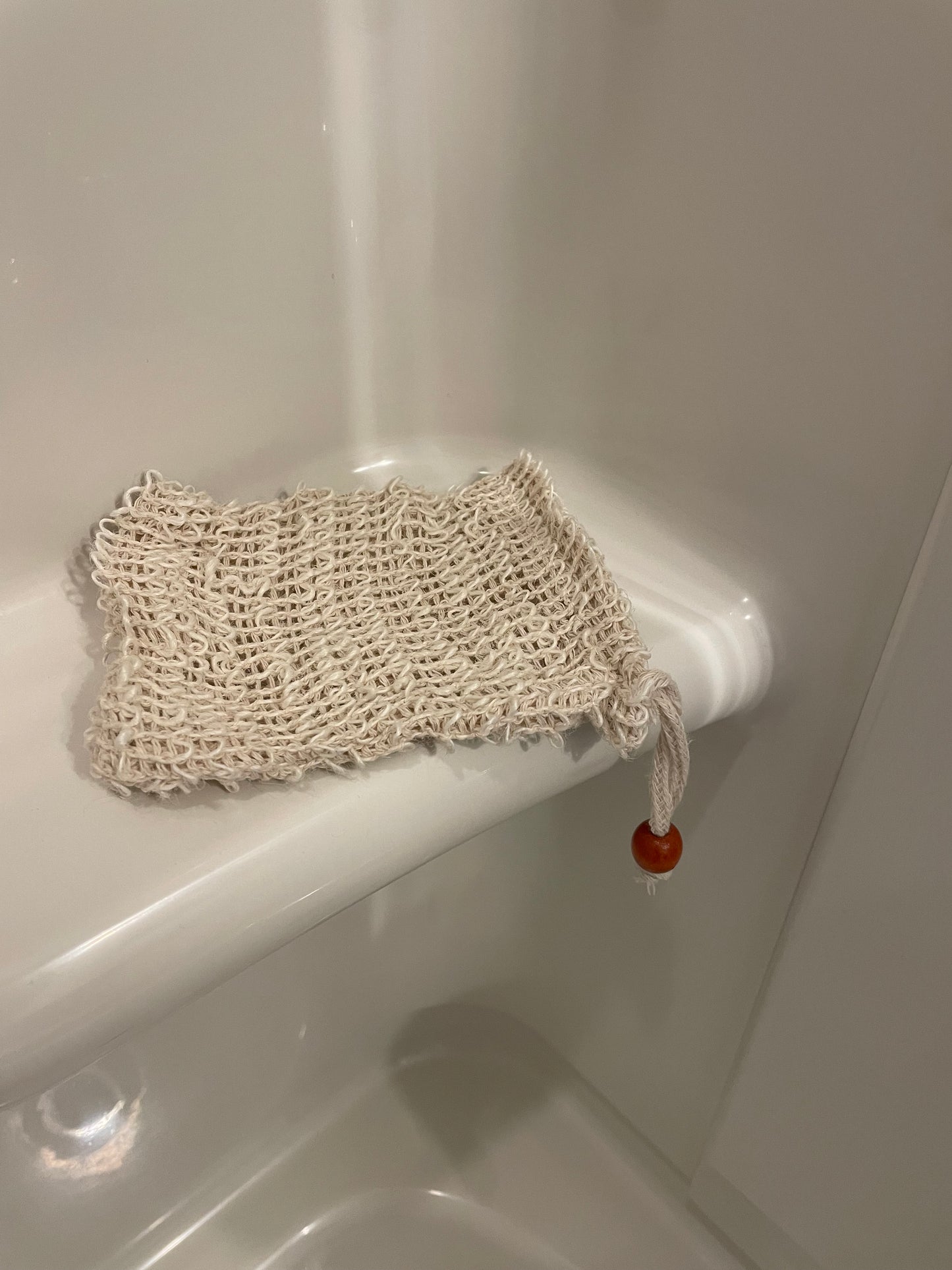 Sisal Soap Bag with Drawstring